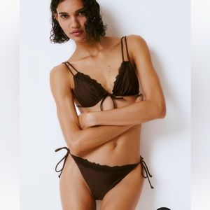 NWT: H&M Tie Bikini Bottoms